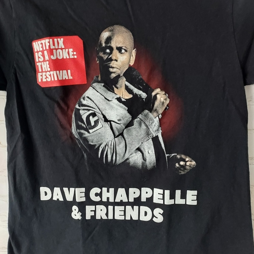 Dave Chappelle Women's Medium Netflix is A Joke 2022 Hollywood Bowl T-Shirt